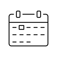 Fototapete - calendar icon, Set of simple Contact us icons for web and mobile app. Social Media network icon call us email mobile signs. Customer service. Contact support sign and symbols