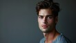 © WS Studio 1985 - handsome young man posing against a gray background