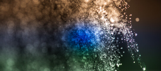 Wall Mural - abstract bokeh defocus glitter blur background.