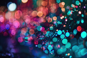 Poster - Abstract bokeh effect wallpaper