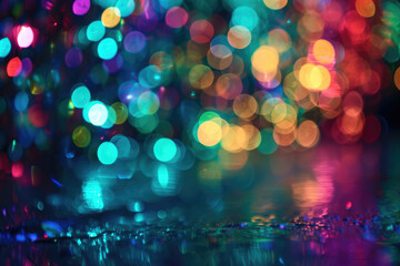 Poster - Abstract bokeh effect wallpaper