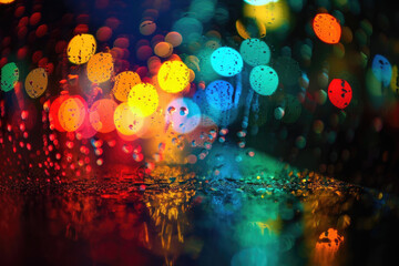 Poster - Abstract bokeh effect wallpaper
