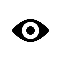 Wall Mural - eye icon set. vision icon, see view icons - eyesight symbol - sight look sign. web vector icon