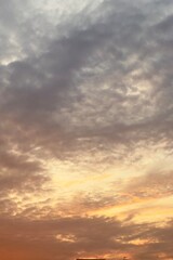 Wall Mural - White clouds in the blue sky. Sky with air clouds