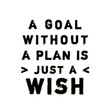 © Patil Rohan - ‘A GOAL WITHOUT A PLAN IS JUST A WISH' inspection and motivation quote for sucses.