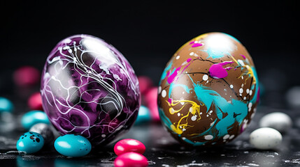 Canvas Print - eggs HD 8K wallpaper Stock Photographic Image 