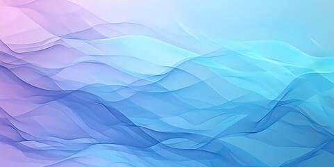 Poster - Baby blue gradient background