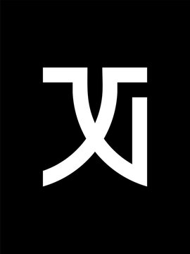 YG monogram logo template