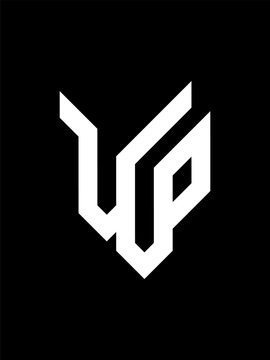 YP monogram logo template