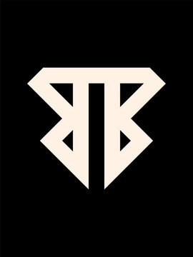 BB monogram logo template
