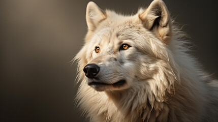 Wall Mural - gray wolf canis lupus HD 8K wallpaper Stock Photographic Image 