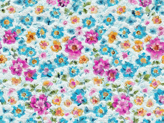  abstract colorful floral seamless pattern