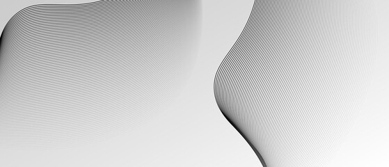 Poster - abstract technology particles lines mesh background 