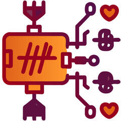 Poster - Hashtag symbol with engagement. vektor icon illustation