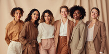 Generative AI Image Of Multiethnic Women In A Studio Setting