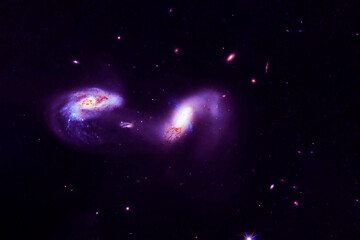 Wall Mural - cosmic nebula in deep space. elements of this image furnished by nasa