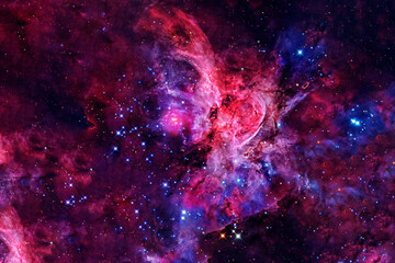 Wall Mural - cosmic nebula in deep space. elements of this image furnished by nasa
