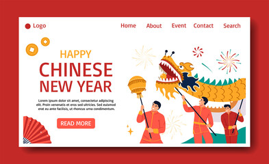 Sticker - Chinese new year landing page