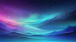 A beautiful aurora color gradation background decorates the sky on your work screen