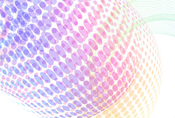 Aufkleber - abstract background with circles
