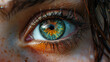 Close-up Macro of Human Eye