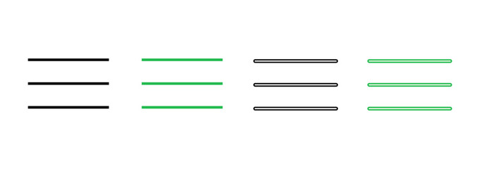 Menu Icon set. web menu icon. hamburger menu symbol
