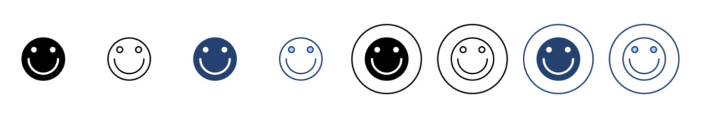 Smile icon vector. smile emoticon icon. feedback sign and symbol