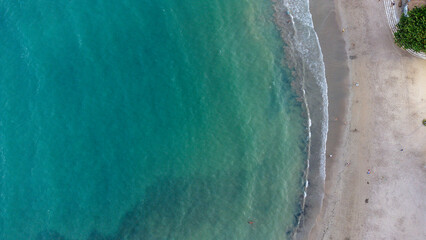 Sticker - Praia de Ponta Verde- Maceió- AL - Foto de drone 