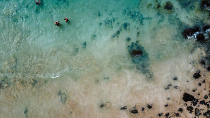 Sticker - Praia do Cachorro - Fernando de Noronha - PE - Foto de drone 