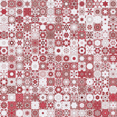 Poster - Vintage style seamless pattern background.