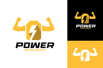 Power Bolt Energy Supplement Logo Design