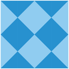 Poster - Seamless geometric pattern. Blue rhombus on white background. Abstract geometric background. background template with geometric patterns