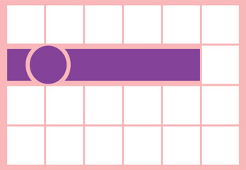 Poster - Template for the design of a menu for the restaurant. Vector illustration. Collection icon set template with white empty grid format