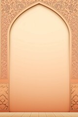 Wall Mural - flat simple Islamic ornament background