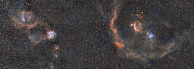 Wall Mural - orion constellation mosaic