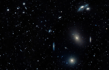 Wall Mural - m87 and markarian's chain