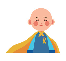 Sticker - childhood cancer day boy