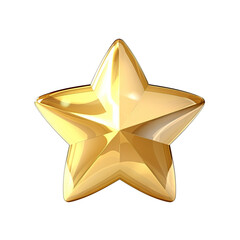 Wall Mural - golden star cut out