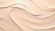 © Eyepain - Cosmetic smears of creamy texture on a beige background Beige pastel makeup and beauty product for luxury brand holiday flatlay backdrop or abstract wall art and paint strokes