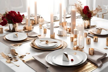 Wall Mural - table setting