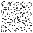 © Qiudes - Hand drawn line arrow set