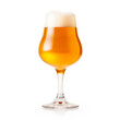 Beer in a stout glass on a white background. Mugs with drink like Ipa, Pale Ale, Pilsner, Porter or Stout