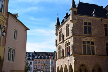 Wall Mural - town hall of Echternach