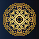 Fototapeta Desenie - Vector luxury mandala template background and ornamental design for coloring page, greeting card, invitation, tattoo, floral mandala.
