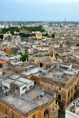 Sticker - panorama seen from the top of the bell tower can be reached by lift Lecce Italy