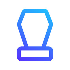 Wall Mural - trophy gradient icon