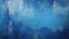 Blue Grunge Wall Background Or Texture And Gradients Shadow On It
