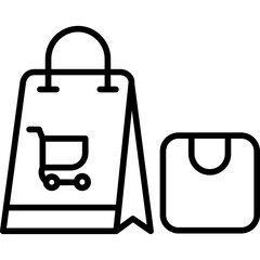 Wall Mural - Shopping Bag Icon