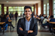 © Anastasiia - Smiling Indian Student In University Hall