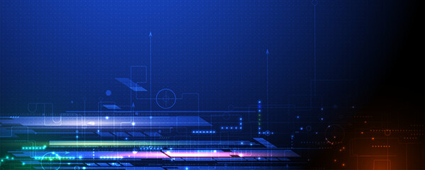 Abstract vector background. Futuristic technology style. Elegant background for business tech presentations.